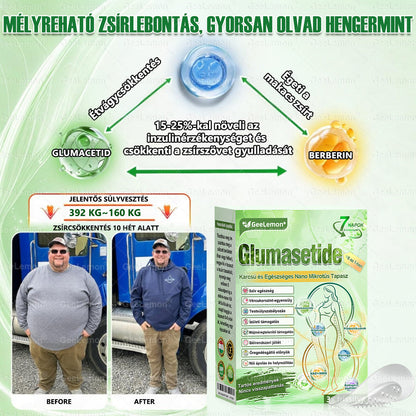✅❤️Moringa · Berberine × NAD+ 10-in-1 Advanced Nano GeeLemon® Glumasetide 8az 1-ben Karcsú és EgészségesNano Mikrotűs Tapasz (Napi 1alkalom – látható változásakár 7 nap alatt) ✅ Elhízásra,bőrfeszesítésre,cukorbetegségre, alvásiapnoéra, ízületekre stb HU