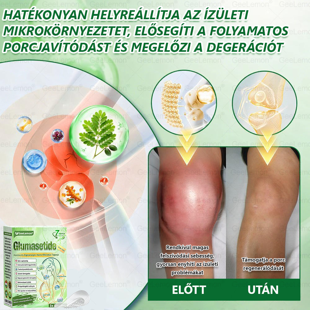 ✅❤️Moringa · Berberine × NAD+ 10-in-1 Advanced Nano GeeLemon® Glumasetide 8az 1-ben Karcsú és EgészségesNano Mikrotűs Tapasz (Napi 1alkalom – látható változásakár 7 nap alatt) ✅ Elhízásra,bőrfeszesítésre,cukorbetegségre, alvásiapnoéra, ízületekre stb HU