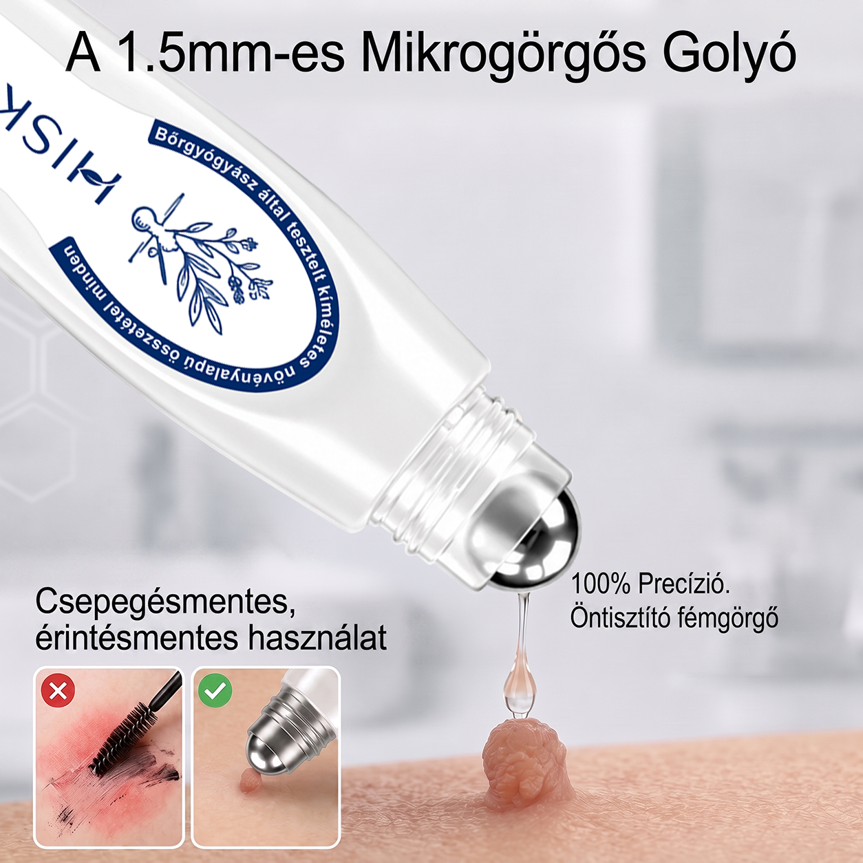 Hivatalos Márkabolt | 🚢 Hiskin® 7 napos Szemölcseltávolító Roll-on Ápoló Folyadék (Fájdalommentes rollerball technológia, hegek nélkül) 🐬 (副本)