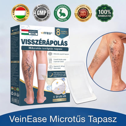 🌧️ FFBSI® Visszérápoló Mikrotűs Gondozó Tapasz ⚡ Azonnali Megkönnyebbülés, Hosszú Távú Eredmények