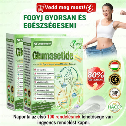 ✅❤️Moringa · Berberine × NAD+ 10-in-1 Advanced Nano GeeLemon® Glumasetide 8az 1-ben Karcsú és EgészségesNano Mikrotűs Tapasz (Napi 1alkalom – látható változásakár 7 nap alatt) ✅ Elhízásra,bőrfeszesítésre,cukorbetegségre, alvásiapnoéra, ízületekre stb HU
