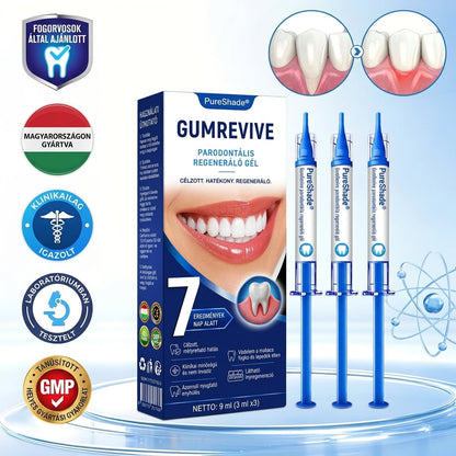 🦷🦷🦷PureShade® 🦷 GumRevive Ínyregeneráló Gél – Az egészségesebb ínyért és magabiztosabb mosolyért 👍