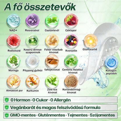 ✅❤️Moringa · Berberine × NAD+ 10-in-1 Advanced Nano GeeLemon® Glumasetide 8az 1-ben Karcsú és EgészségesNano Mikrotűs Tapasz (Napi 1alkalom – látható változásakár 7 nap alatt) ✅ Elhízásra,bőrfeszesítésre,cukorbetegségre, alvásiapnoéra, ízületekre stb HU