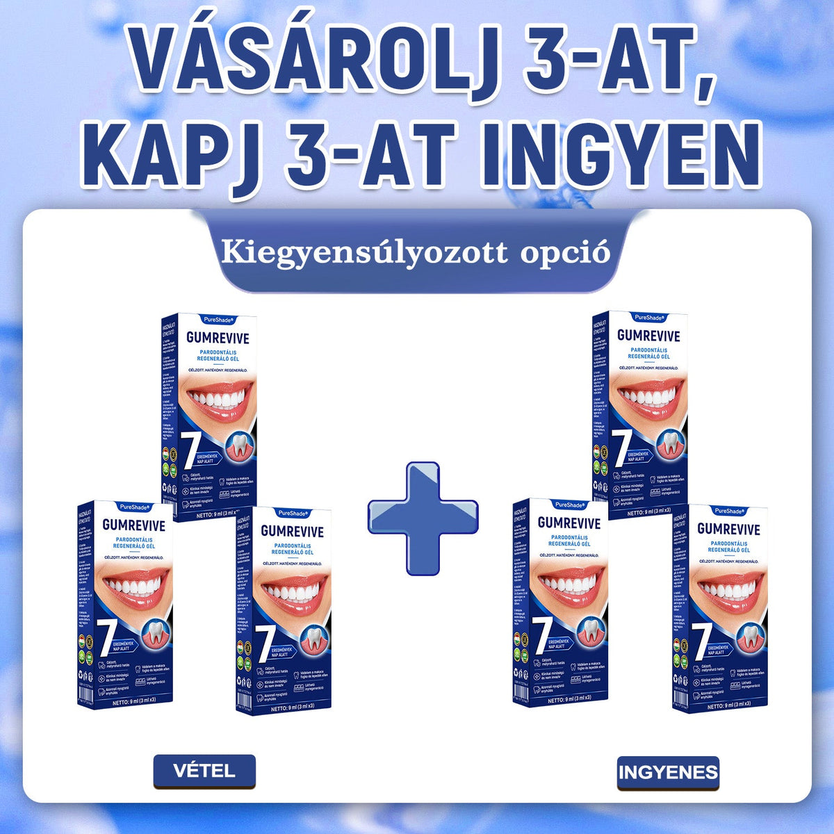 🦷🦷🦷PureShade® 🦷 GumRevive Ínyregeneráló Gél – Az egészségesebb ínyért és magabiztosabb mosolyért 👍