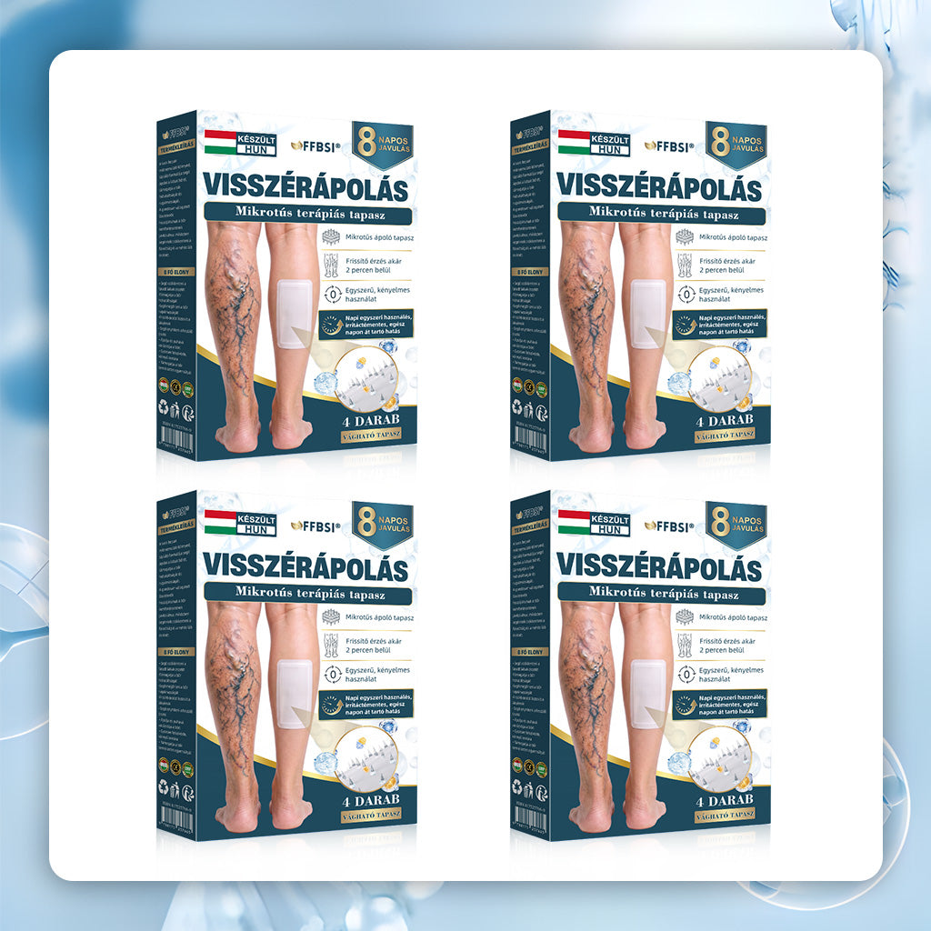 🌧️ FFBSI® Visszérápoló Mikrotűs Gondozó Tapasz ⚡ Azonnali Megkönnyebbülés, Hosszú Távú Eredmények