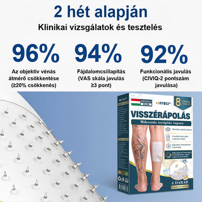 🌧️ FFBSI® Visszérápoló Mikrotűs Gondozó Tapasz ⚡ Azonnali Megkönnyebbülés, Hosszú Távú Eredmények
