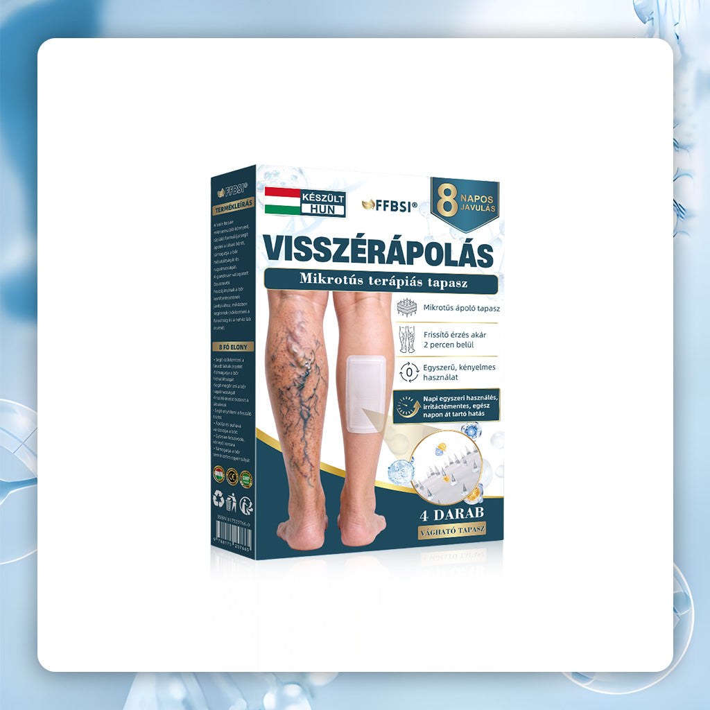 🌧️ FFBSI® Visszérápoló Mikrotűs Gondozó Tapasz ⚡ Azonnali Megkönnyebbülés, Hosszú Távú Eredmények