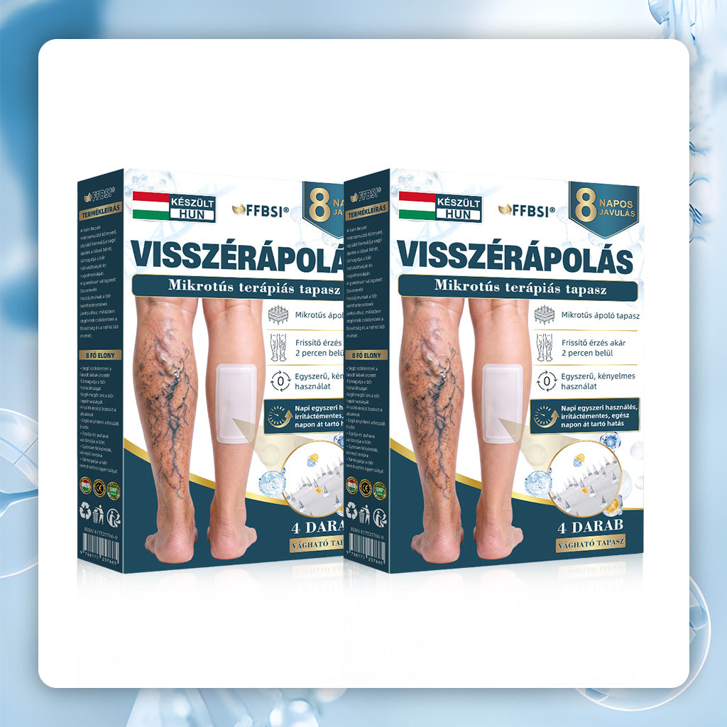 🌧️ FFBSI® Visszérápoló Mikrotűs Gondozó Tapasz ⚡ Azonnali Megkönnyebbülés, Hosszú Távú Eredmények